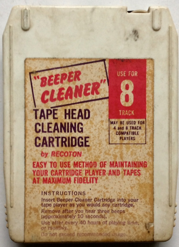 Beeper Cleaner 8-track Tape Head Cleaning tape