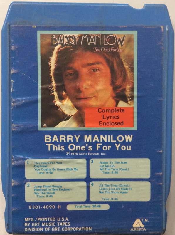 Barry Manilow - This one’s for you - 8301-4090 H