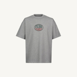 Push Family Tee Grey