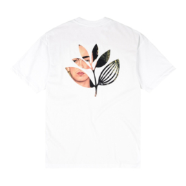 Magenta - FRIDA PLANT TEE - WHITE