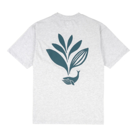 Magenta - WHALE PLANT TEE - ASH