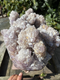 Amethist stalactiet cluster