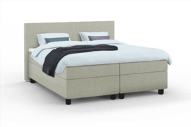 Boxspring Denver elektrisch, beige 140 x 200 cm