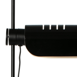 Faro vloerlamp Martinica, zwart