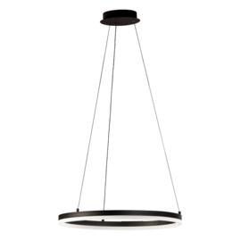 Fischer&honsel hanglamp Sirko led, zwart incl poshdimmer 60 cm