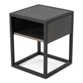Spinder design DIVA ONE-NIGHTSTAND nachtkastje, grijs zwart