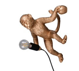 Trio lighting wandlamp Louy, goud kleurig