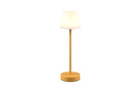 Tafellamp Martinez led, geel IP44 oplaadbaar