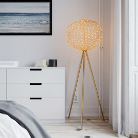 By Rydéns vloerlamp Hayden led, goud