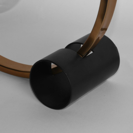 Label 51 tafellamp Ring, antiek goud