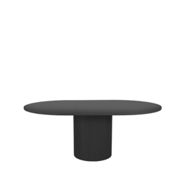 Label 51 Eettafel Oliva, zwart eiken