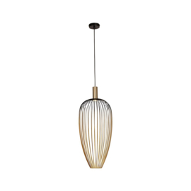Lucide AURELIE - Hanglamp - 1-lichts 30 cm - Goud
