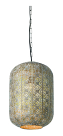 Freelight hanglamp Grasso, antiek goud met wit 26 cm