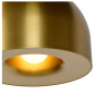 Lucide hanglamp Akron, mat goud/messing