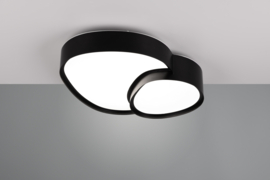 Trio lighting plafondlamp Rise led, zwart incl. afstandsbediening 43 cm