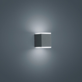 Helestra buitenlamp Kibo led, graphit IP54