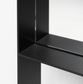 Spinder design Spiegel Donna 4, zwart
