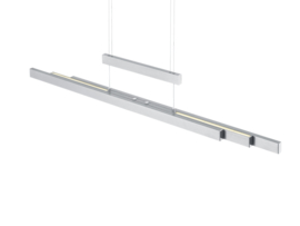 Trio lighting hanglamp Trajan led, mat nikkel