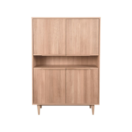 Label 51 hoge kast Jule, naturel eiken