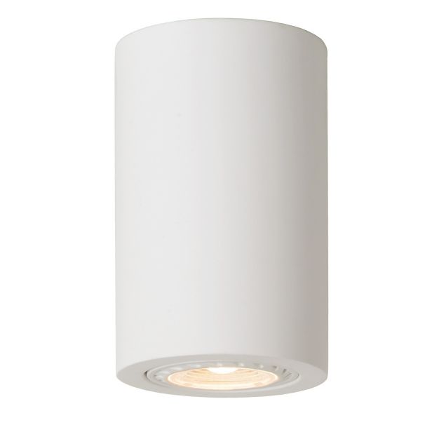 Lucide plafondlamp Gipsy, wit 11,2 cm hoog