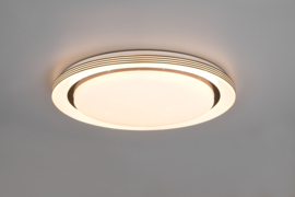 Trio lighting plafondlamp Atria led, zwart incl. afstandsbediening 47 cm