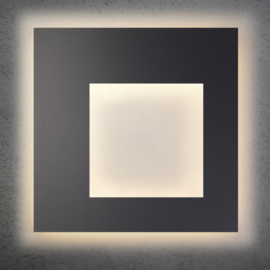 Escale plafondlamp Blade Q  open led, antraciet 79 cm