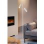 Lucide vloerlamp Clubs, 2-lichts wit
