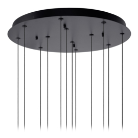 Lucide  GISELA - Hanglamp - Ø 61 cm - LED Dimb. - 12x3,5W 2700K -transparant