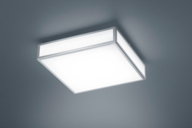 Helestra plafondlamp Zelo led, chroom IP44 30 cm
