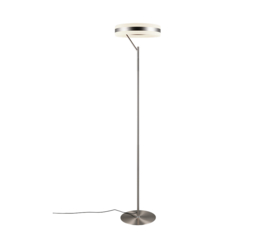 Trio-lighting vloerlamp Dios led, mat nikkel