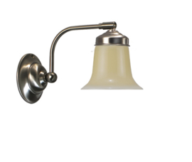 Old timerlight wandlamp Klokje, ivoor mat glas