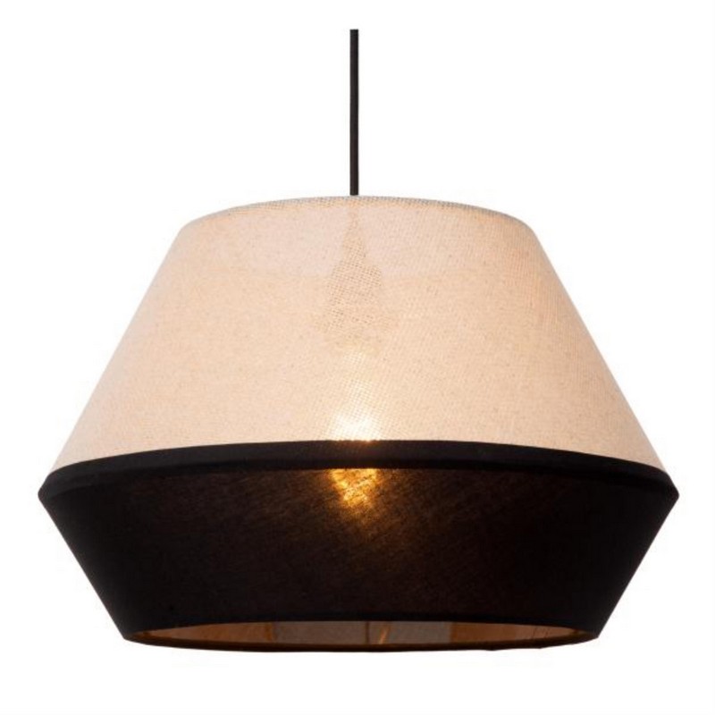Lucide hanglamp Kala, 1-lichts taupe