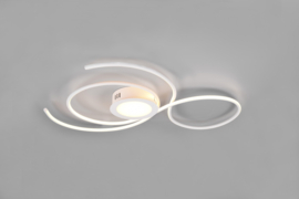 Trio lighting plafondlamp Jive led, wit incl. afstandsbediening