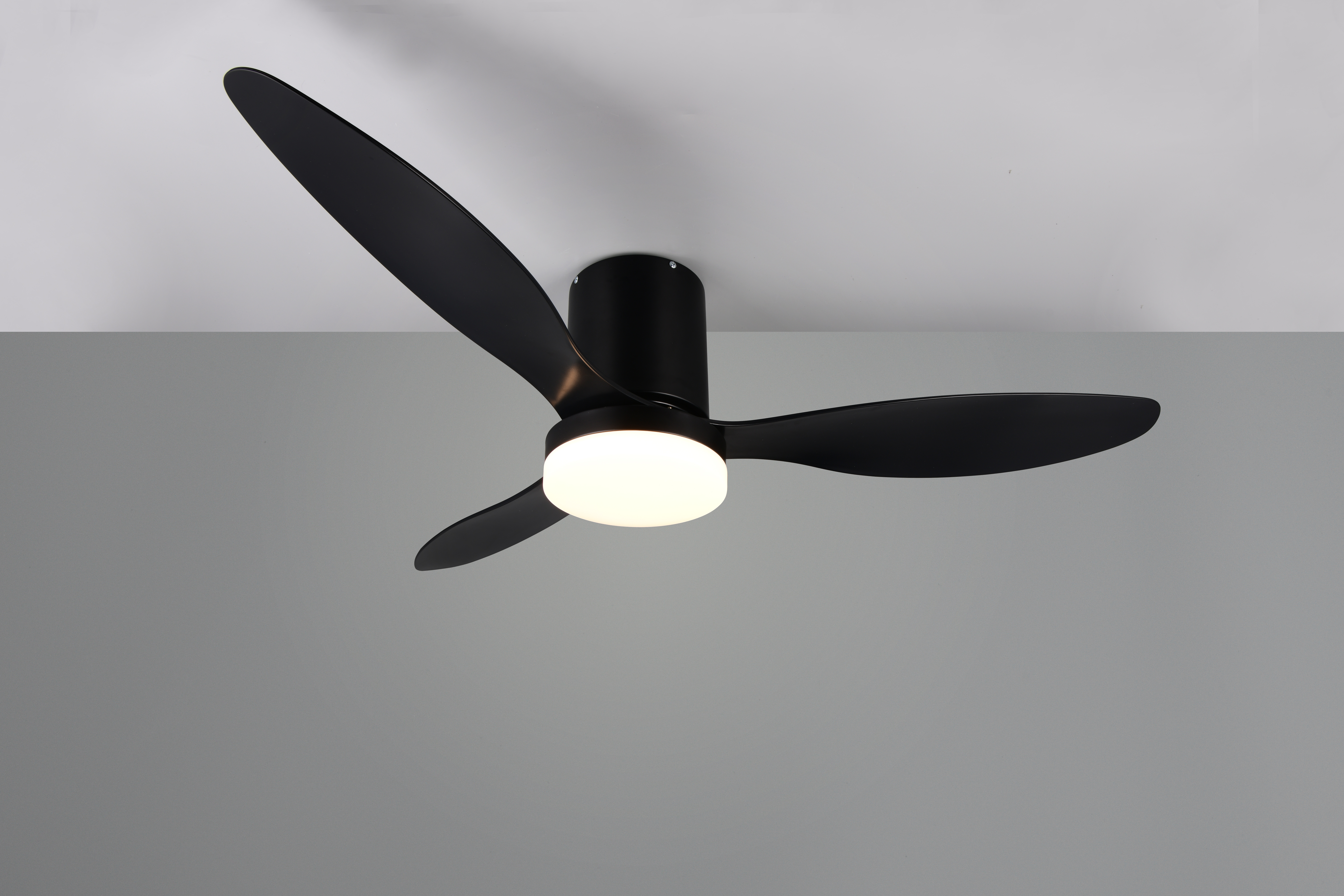 Trio lighting plafond ventilator Göteborg  led, zwart