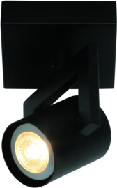 Freelight plafondspot  Valvo led, 1-lichts mat zwart