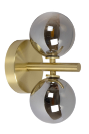 Lucide TYCHO - Wandlamp - 2xG9 - Mat Goud / Messing