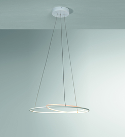 Bopp leuchten hanglamp AT led, wit 70 cm