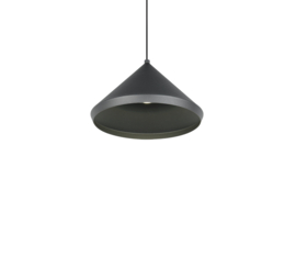 Trio lighting  hanglamp Laguna led, 1-lichts zwart