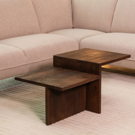 Label 51 Salontafel Skip, espresso mangohout