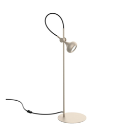 Pujol Lighting tafellamp Mini Maxi led, mat nikkel