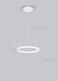 Helestra  hanglamp Sao led, 42 cm wit