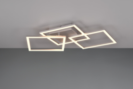 Trio lighting plafondlamp Trail led, titaan