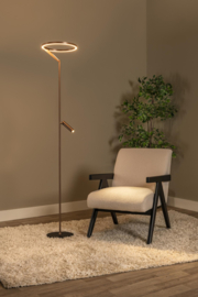 Lucide vloerlamp Applause led, koffie