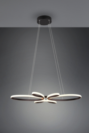 Trio lighting hanglamp Fly led, zwart