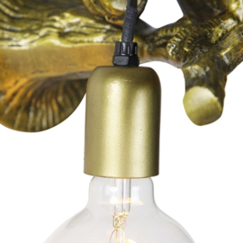Vintage wandlamp goud - Animal Toekan