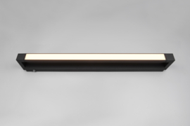 Trio lighting wandlamp Fabrizio led, zwart 80 cm IP44