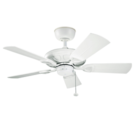 Elstead lighting plafond ventilator Kevlar-42-WHT 107 cm