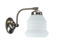 Old timerlight wandlamp Lantaarntje, opaal glas