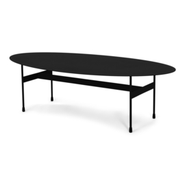 Spinder design Salontafel Mira oval, zwart