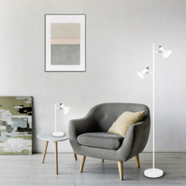 Trio lighting vloerlamp Roxie, wit